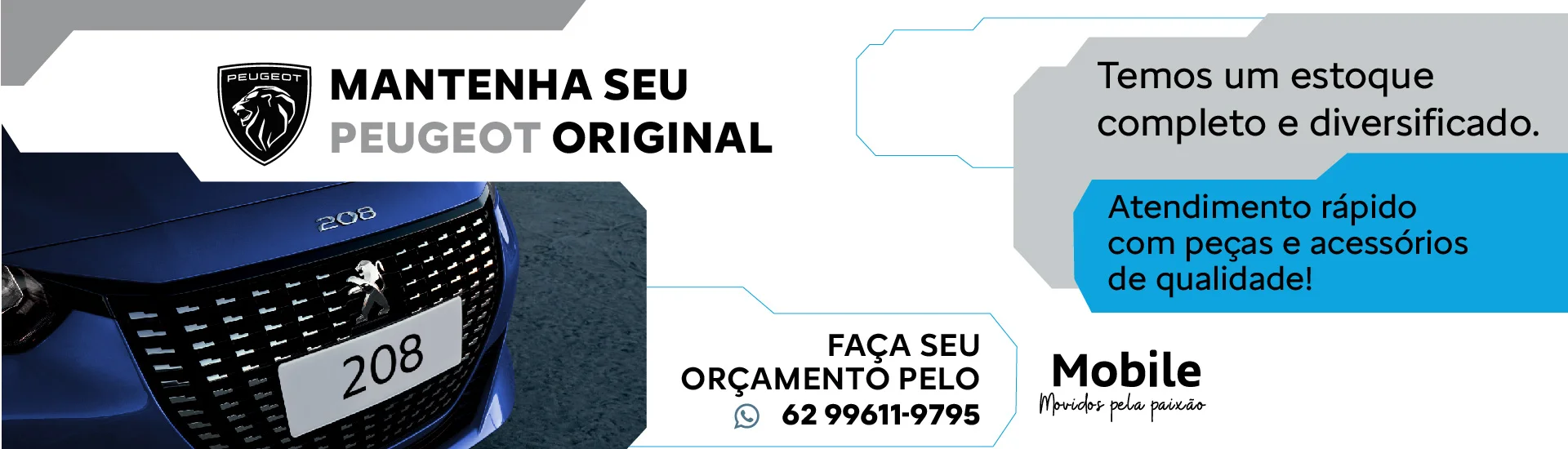 Peças e acessórios originais